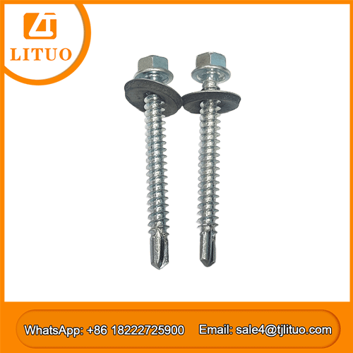 hex head screw self drilling with washer 