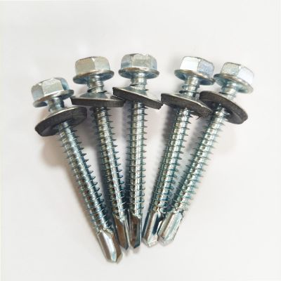 hex head screw self drilling with washer 
